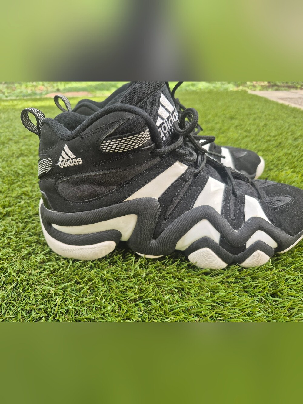 Size 8 Men's - adidas Crazy 8 Black White